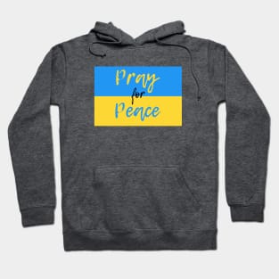 Pray for Peace Ukraine colors Hoodie